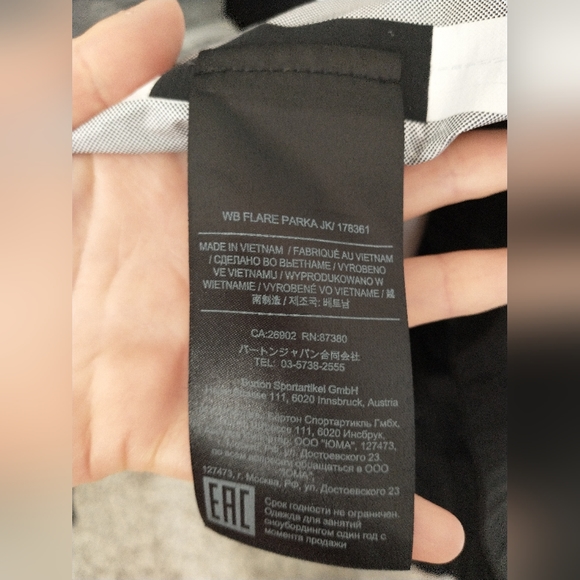 Burton Dryride Jacket - Picture 4 of 6